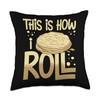Lefse Norwegian Bread Recipe Maker Flatbread Rolling Throw Pillow