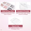 siyuwuro 12Pcs Press On Nail Storage Box with 60Pcs Adhesive