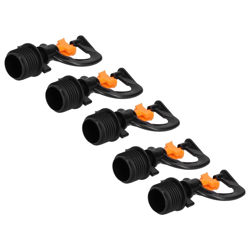 5PCS G1/2 Male Thread Rotating Sprinkler Head Misting Nozzle for