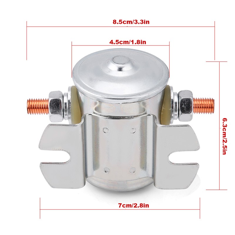Continuous Duty Solenoid Relay Switch 12V 150A for Cart 1114208
