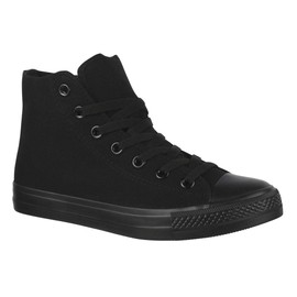 Elara Chunkyrayan Trainers Unisex High Top - Black London, size: 37 eu