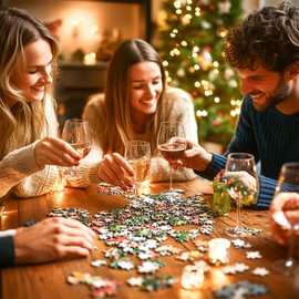 Christmas Advent Calendar 2024, 1008pcs Christmas Jigsaw Puzzle for Adults, Jigsaw Advent Calendar, Christmas Countdown Calendars for Adults, Home Decoration