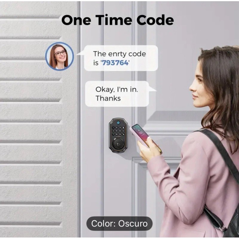arpha LLAVÍN INTELIGENTE CON ENTRADA HUELLAS DACTILARES Y CÓDIGOS RECOMENDADO