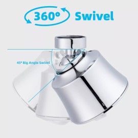 Hibbent Sink Faucet Aerator,360°Bi - Polished Chrome