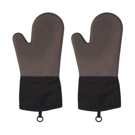 OXO Good Grips Silicone Oven Mitt - Black, Pack of 2