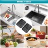 2 Pack Sink Protector Mat 40 * 30cm Kitchen Sink