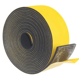 Weather Stripping Door Seal Strip,Foam Insulation Tape for Sliding Doors and Windows Sound Proof Soundproofing Door Seal,Weatherstrip,Air Conditioning Seal Strip (2 in x 1/4 in x 16 Ft)