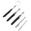 Magnetic Pickup Tool with Round Inspection Mirror 360° Rotation Telescopic