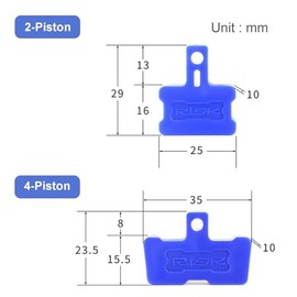 6 separadores de pastillas de freno de bicicleta, almohadillas para orejas de disco hidráulicas para bicicleta, bloques de purga de freno de disco par