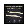 Pinza De Extensión De Pestañas Rusa Nagaraku Volum N-08 Gold
