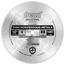Freud 10" x 100T Thin Stock Non-Ferrous Metal Blade (LU90M010)