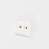 Aretes de Gato Gatito en Chapa de Oro de 22K