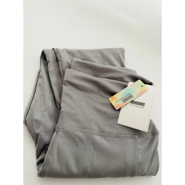 ZEESHY Grey Leggings Women Multi Use High Waisted Length Quality Yoga Pants w/ Pockets