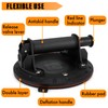 DJSUNPACKING 8" Vacuum Suction Cups Heavy Duty for Lifting Large