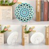 Hipiwe 3 Pack Clear Easel Display Stand Acrylic Plate Stand