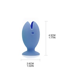 6pcs Silicone Fish Toothbrush Holder Vertical Non-Slip Storage Rack Shelf for Home Dormitory Bedroom Bathroom Showerig Cartoon Toothbrush Holder for Kids