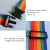 Rainbow Luggage Strap – Adjustable Travel Suitcase Belt with Hook