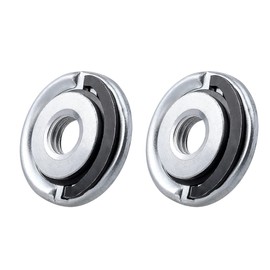 Bestgle 2pcs M14 Thread Self Locking Locking Plate Quick Clamping Release Flange Nut for Angle Grinder Fitting Part
