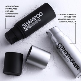 PATRICKS | SH1 Thickening Shampoo for Hair Loss in Men | DHT Blocker | Includes Protein & Other Powerful Ingredients to Support Hair Growth & Care | For Mild to Moderate Hair Loss | 200mL