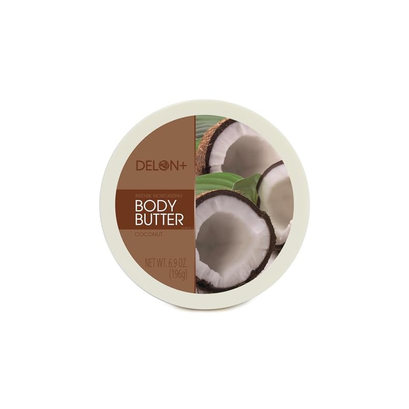 Delon Coconut Body Butter, Coconut, 6.9 Ounce