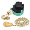 sourcing map Pull Chain Switch 3 Speed 4 Wire Replacement