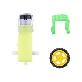 CHANCS DC Gear Motor 3-6V 1:48 1pcs Double Shaft for DIY Smart Car Chassis Motor DC Motor Wheel Parts Kit…