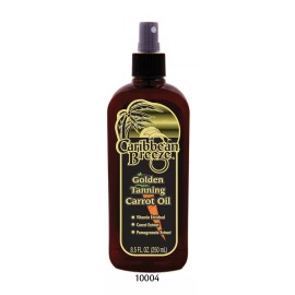 Caribbean Breeze Golden Tanning Carrot Oil Spray Tan Bed Beach Sun SPF Zero 0