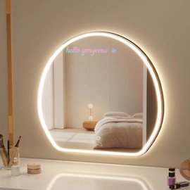 3 x Hello Gorgeous Rearview Mirror Decal, Bottle Decal,Car Mirror Decal,Vanity Mirror Stickers Self Affirmations Window Sticker,Ski Stickers,Refrigerator Sticker