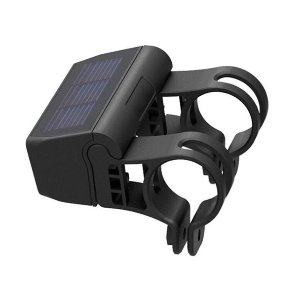 Solar Powered Bicycle Light LED USB Rechargeable Bike Front Headlight