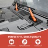RAZPOY JL Front & Rear Window Wiper Blades Trim, Windshield