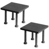 MOUNTAIN_ARK 2 Pack 5" x 5" Concrete Embeds Plate, Steel