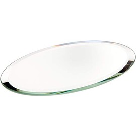 Plymor Oval 3mm Beveled Glass Mirror, 3 inch x 5 inch (Pack of 3)