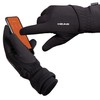 Head Waterproof Hybrid Gloves (Small, Black)