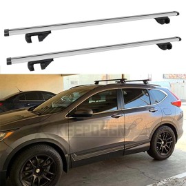 KEEPOSGM 53" Roof Rack Cross Bars Kayak Cargo Bicycle Carrier w/Lock For Honda CR-V