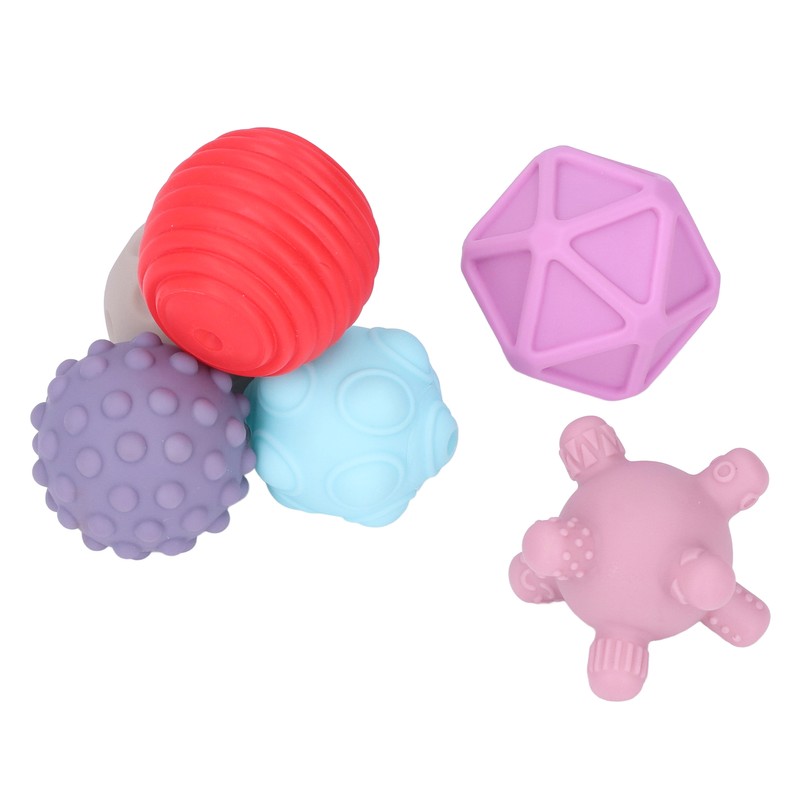 Soft Rubber Building Blocks DIY Infants Toddlers Manual Brain Relief
