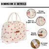 MuForu Lunch Bag Women Insulated, Cute Corduroy Tote Bag for