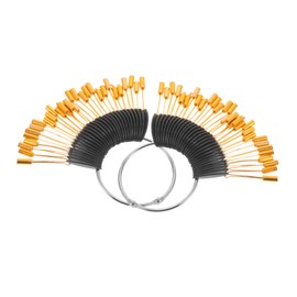 Baluue 1set Human Hair Sample Hair Colors Testing Buckle for Professional Hairdressers and Dyeing Practice