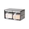 Salt Container With Lid And Spoon, Clear Seasoning Rack Spice