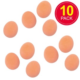 Baker Ross AT572 Mini Egg High Bounce Balls, Pack of 10, Colourful Jet Toys for Kids to Play Indoor and Outdoor Great for Party Bag Fillers or Pocket Money Gifts