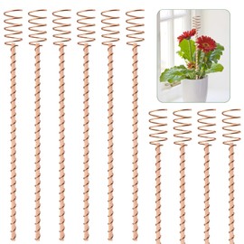 18 Pack 13.5" Electroculture Plant Stakes, Long Copper Garden Stakes, Electroculture Copper Coil Antennas for Growing Garden, High-Yield, Eco-Friendly