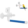 Jeanoko Parrots Shower Standing Rod Firm for Parrots Bird Standing