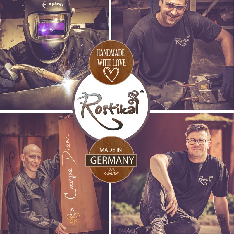 Rusty Metal Decorative Tulip Flower Decorative Patina, 2