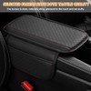 Adunsiaoto Centre Console Cover Waterproof Centre Console Pad, Leather Waterproof