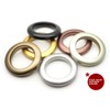 CRAFTMEMORE Curtain Grommets 1-9/16” (40mm) Inner Diameter Plastic Curtain Rings,