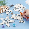 PH PandaHall 8pcs Safety Eyes Tool 4 Style Wooden Auxiliary