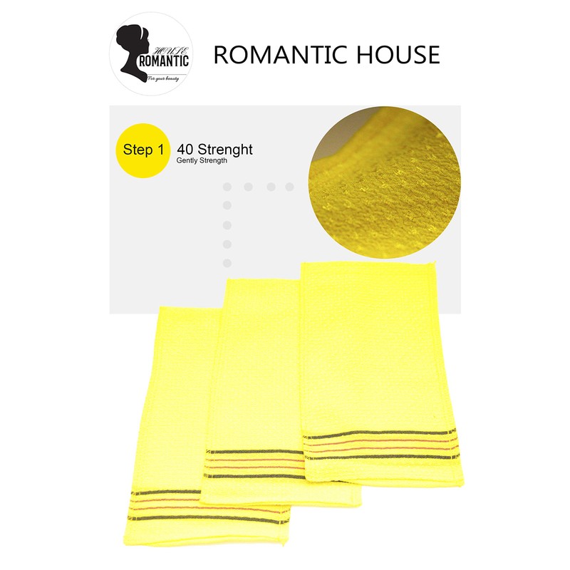 Romantic House Exfoliating Korean Towel Extra Viscos Bath Mesh Body