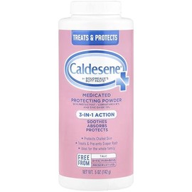 Caldesene Polvo de protección medicada con óxido de zinc y almidón de maíz, 5 oz (Paquete de 6)                                                       