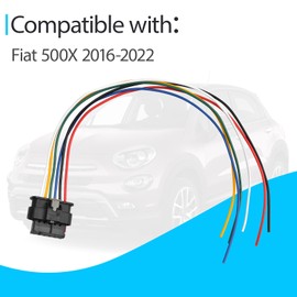Tail Lights Connector Pigtail Plug Wire Harness Compatible with Fiat 500X 2016-2022 Replace 68285080AA