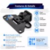 SI Trailer Tow Hitch For 2020-2021 2022 2023 Jeep Gladiator