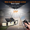 Solar Lights Outdoor, Quick Charge Solar Motion Deck Lights Outdoor